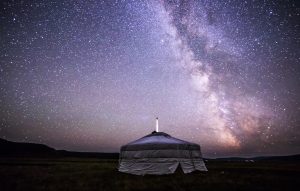 Star gazing in Mongolia