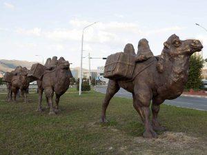 Camel statues - Silk Road Complex - Ulaanbaatar