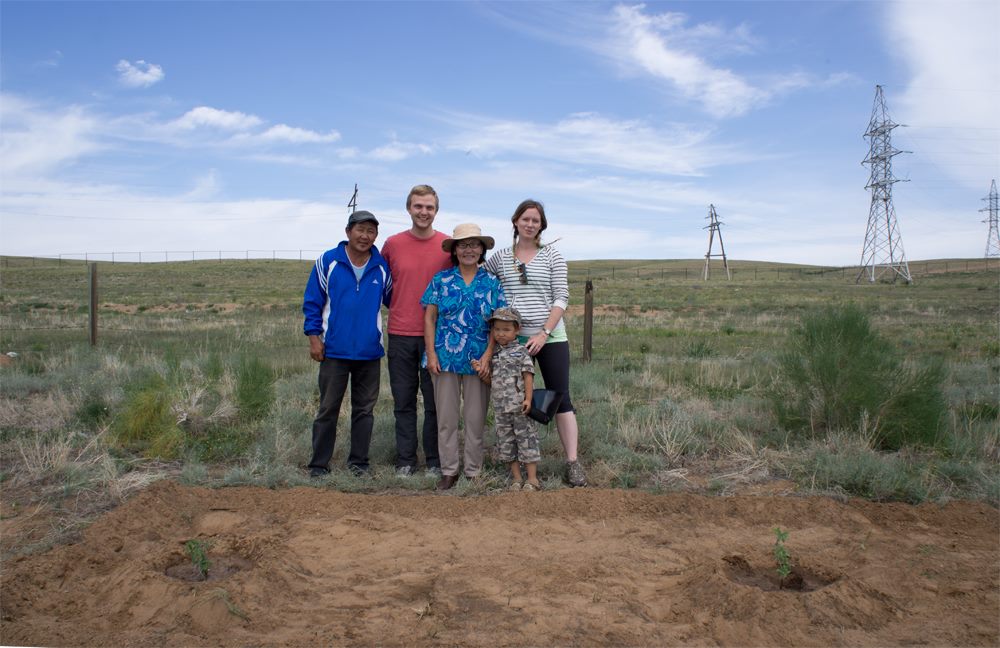 The Zeller Holland family who we feature in our blog post 'insights on Mongolia'