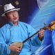 This is Erdeneochir - a talented Mongolian musician. His musical skills include the art of khoomi (throat singing) and playing the horse head fiddle.