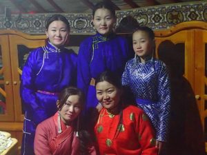 The Zorgio family, Tsagaan Sar, Mongolian Lunar New Year