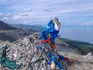 Sacred ovoo at Khovsgol Nuur National Park