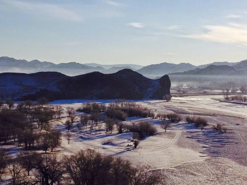 The Selenge River taken during one of Mongolia's nine nines of winter