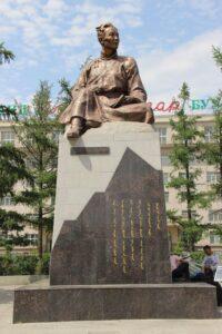 Statue & Memorial of Dashdorjiin Natsagdorj