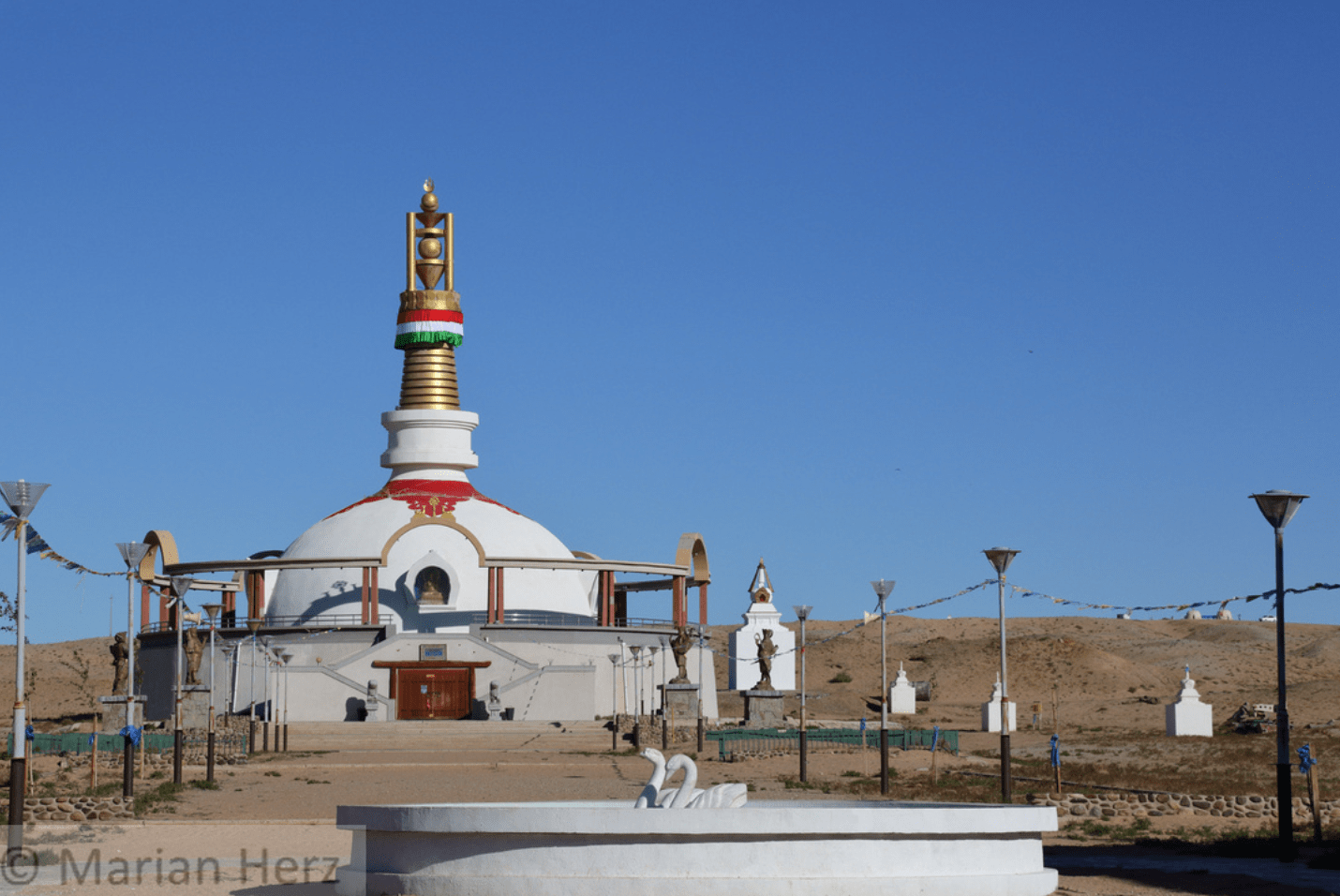 Stupa at Khamariin Khiid Monastery