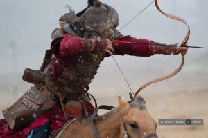 Mongolian horseback archery in our guide to the best time to travel to Mongolia