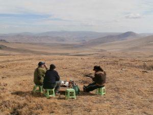 Picnic lunch Otgon Tenger Mongolia