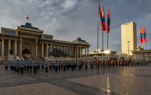 Mongolia Naadam Festival Military Parade