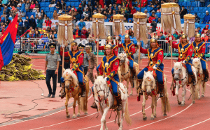 Mongolia Naadam Festival Opening Ceremony
