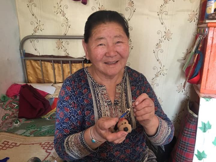 Family member Amarbayasgalant Monastery Mongolia