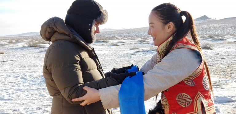 Mongolian Lunar New Year greeting