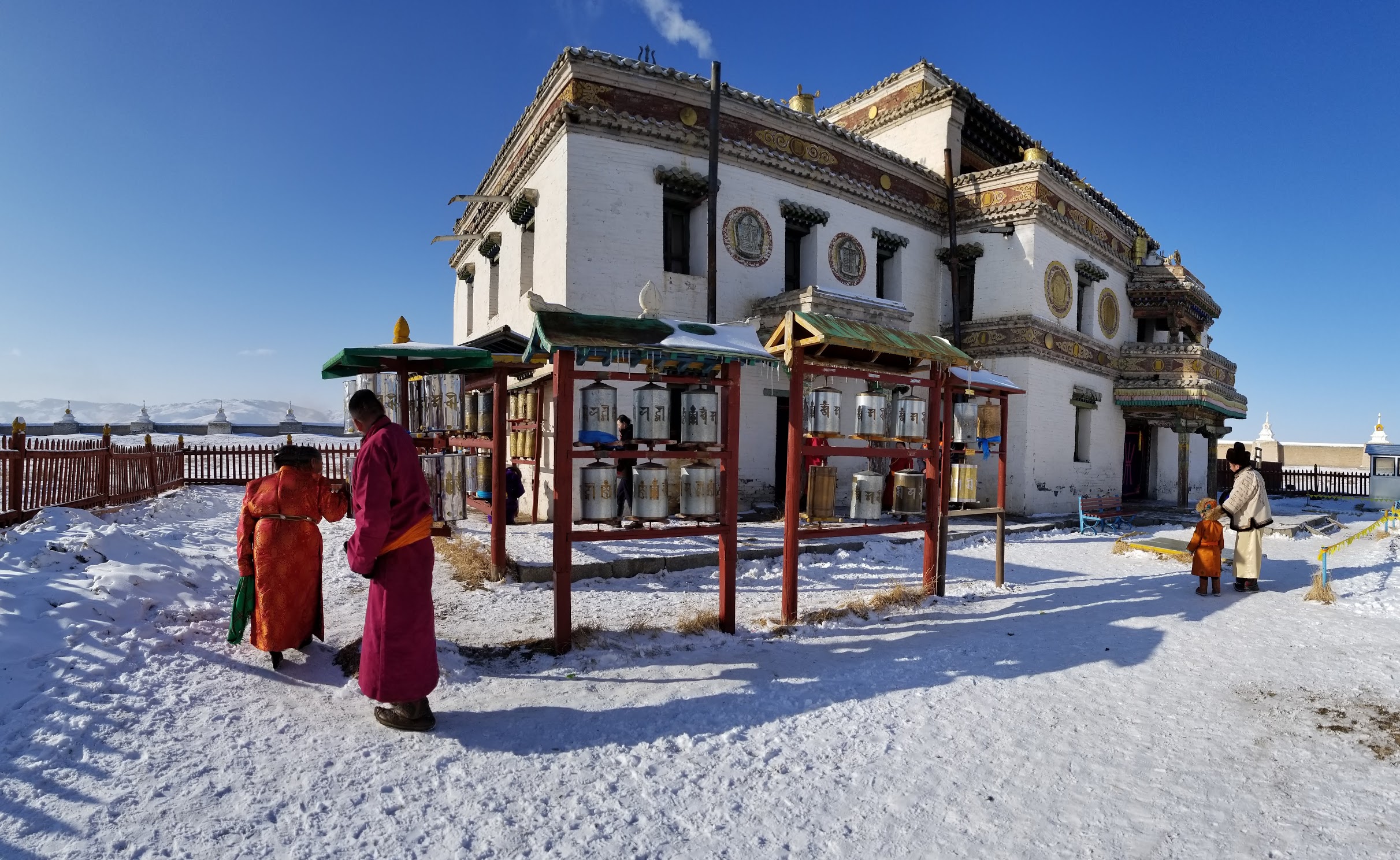 Erdene Zuu Monastery - Winter