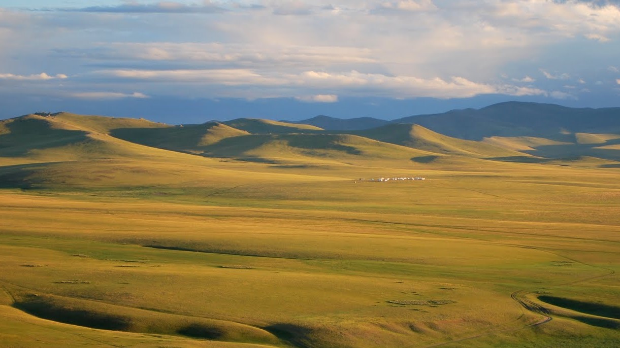 Ger camp in our Yoga and Wellbeing Holiday Mongolia