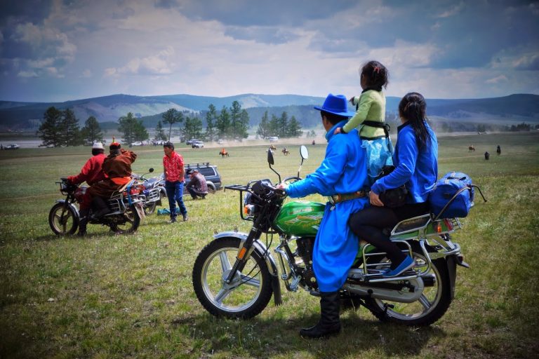 Local Mongolian Family Khatgal Naadam