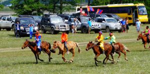 Naadam horse racing Khatgal Mongolia