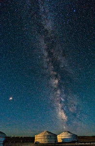 Star gazing in Mongolia