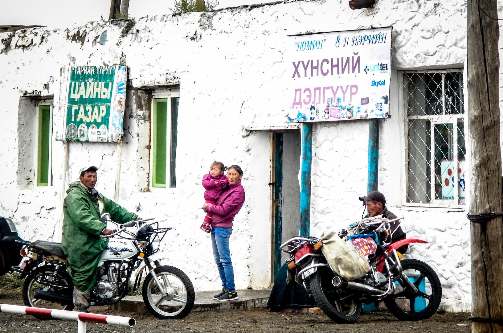 Small town life Mongolia