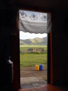 The view from Darsuren's home. Amarbayasgalant Mongolia