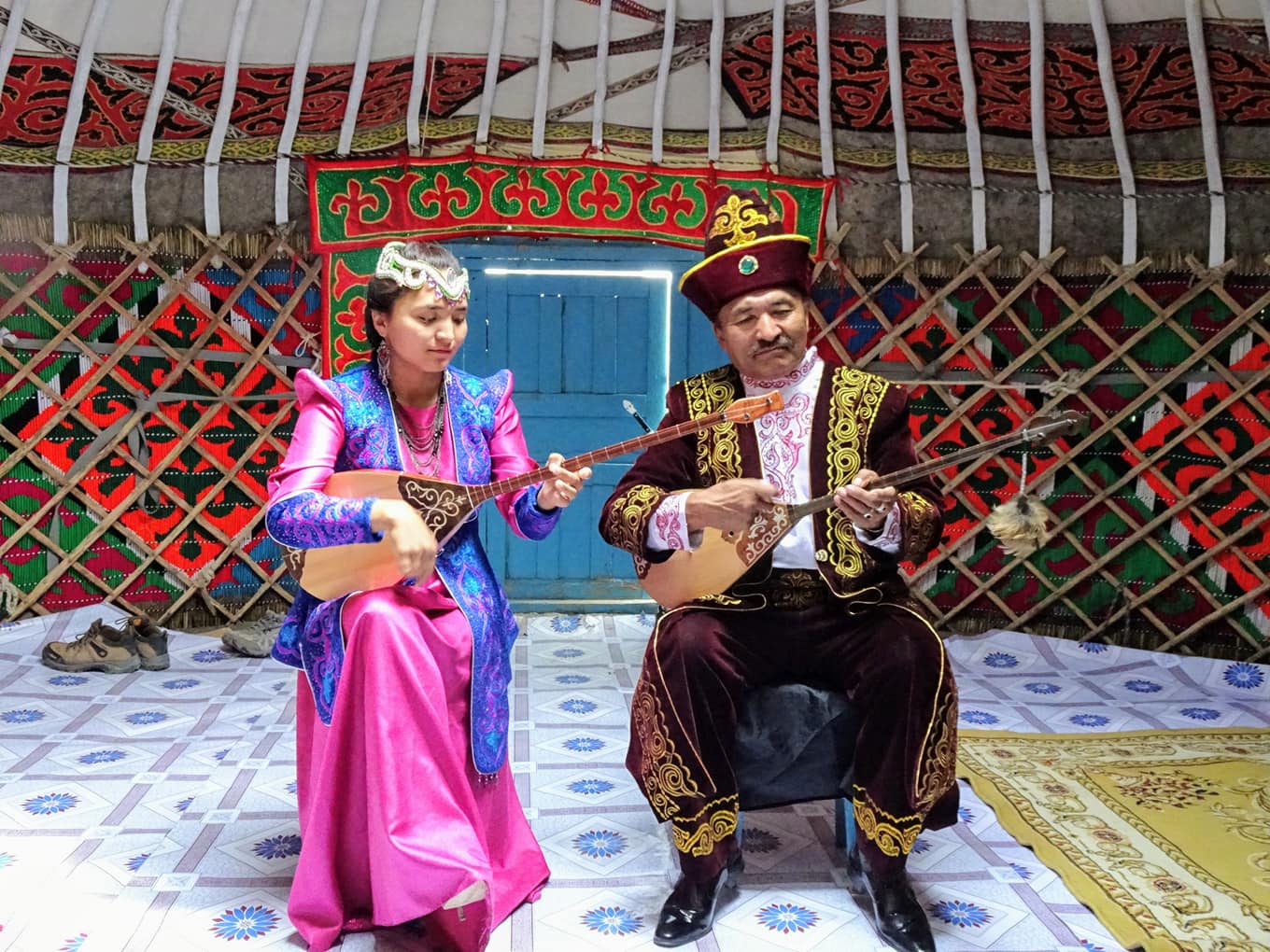 Mongol Kazakh musicians