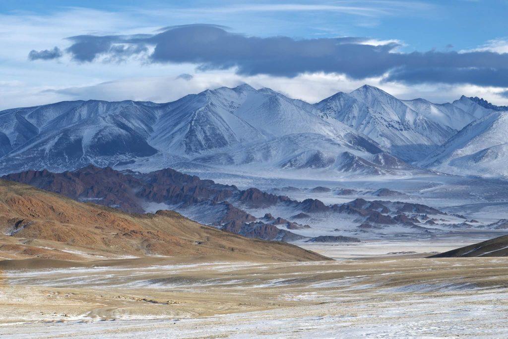 Mountain location for our In the Realm of the Snow Leopard tour in Mongolia