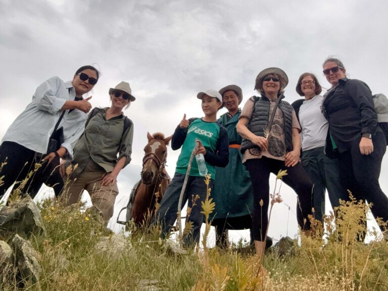 Group of people on Eternal Landscapes Mongolia tour